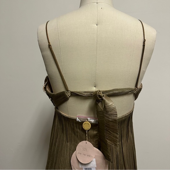 NEW Maria Lucia Hohan Mabel Gown in Bronze Jade - Picture 6 of 6